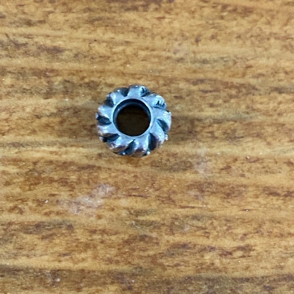 Pandora hearts & dots spacer bead charm 925 ALE gift silver bracelet add on - Picture 4 of 5